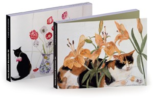 Dame Elizabeth Blackadder RA Cats and Flowers
